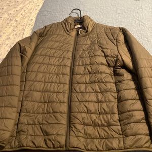 Olive drab lightweight puffer jacket XL mens